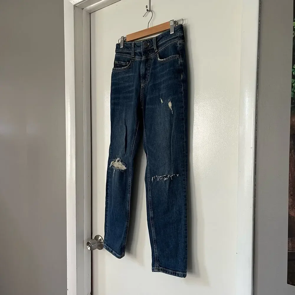 Anthropologie Pilcro Women's Size 26 High Waist Distressed Jeans - Picture 2 of 5